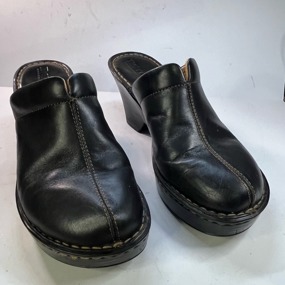 Born Leather Black Mule - Picture 2 of 13